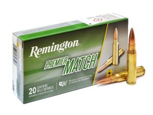Náboj kulový Remington, Premier MATCH, .308 Win, 168GR (10,8g), BTHP MatchKing