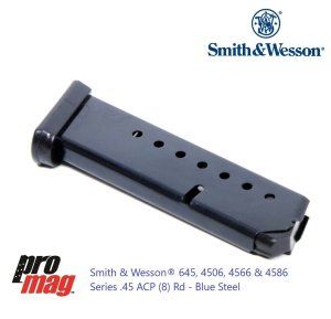 Zásobník ProMag, pro pistole SW. Model 645, 4506, 4566 a 4586 Serie, .45ACP, 8 ran, černý