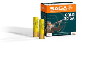 Náboj brokový Saga, Gold, 20x70mm, brok č. 9/ 2mm, 28g