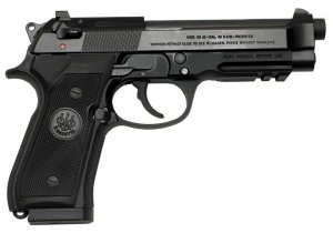 Pistole samonab. Beretta, Model: 92A1, Ráže: 9mm Luger, rail,  černá