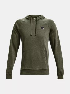 Mikina Under Armour UA Rival Fleece Hoodie, velikost: L, barva: zelená