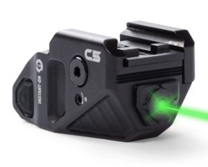 Laserový zaměřovač Viridian Weapon Tech, C5, s dobíjecím akumulátorem, Instant On, černý