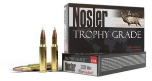 Náboj kulový Nosler, Trophy Grade, .308 Win., 150GR (9,7g), Accubond