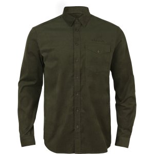 Košile Härkila Kaldjord corduroy, barva: zelená, velikost: L