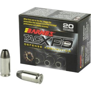 Náboj kulový Barnes, TAC-XPD, .45 Auto+P, 185GR (12g), TAC-XP