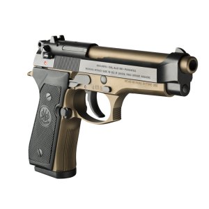 Pistole samonab. Beretta, Mod.: 92FS Bronz, Ráže: 9mm Luger, hl.: 125mm, bronzovo-černá