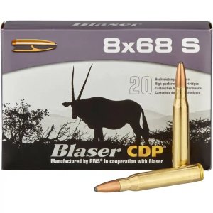 Náboj kulový Blaser, 8x68S, 196GR (12,7g), CDP