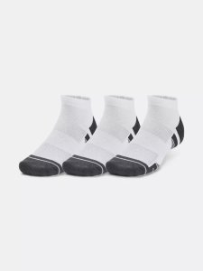 Ponožky Under Armour UA Performance Tech 3 kusy v balení, barva: bílá, velikost: L