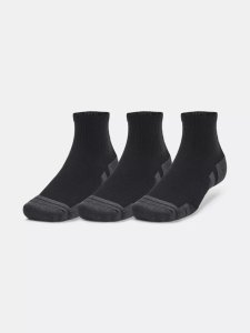 Ponožky Under Armour UA Performance Tech Qtr 3 kusy v balení, barva: černá, velikost: XL