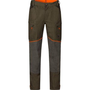 Kalhoty Seeland Venture bukser, barva: zelená/oranžová, velikost: 54