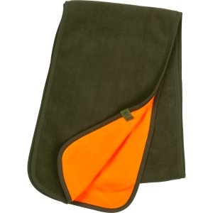 Šála Seeland fleece, oboustranná, barva: zelená/oranžová, velikost: uni