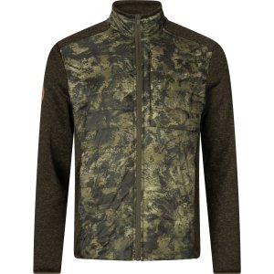 Bunda Seeland Theo Hybrid jakke Camo, barva: zelená/kamufláž, velikost: M