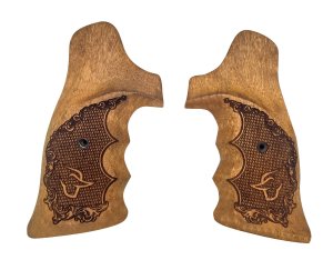 Pažbičky MBT Grips, ErgoClassic, anatomické pro revolvery s velkým rámem, s logem Taurus