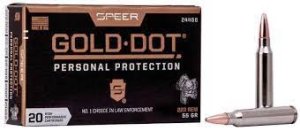 Náboj kulový Speer, Gold Dot High Performance, .223 Rem, 62GR (4,00g), GoldDot