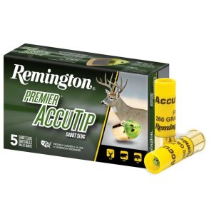 Náboj brokový Remington, Premier AccuTip,  12x76mm, Sabot Slug Port Tip, 260GR/17g