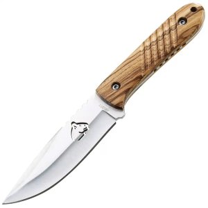 Lovecký nůž Puma, Zebrano, kožené pouzdro