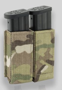 Pouzdro GTG,  na 2 zásobník 9mm, Molle, Multicam