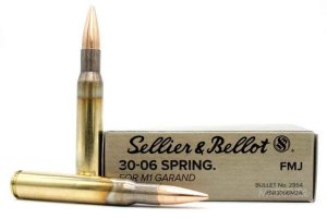 Náboj kulový Sellier a Bellot, Standard, .30-06 Sprg., 150GR (9,7g), FMJ, M1 Garand