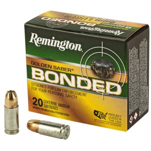 Náboj kulový Remington, Golden Sabre, 9mm Luger, 147GR (9,52g), BJHP Bonded