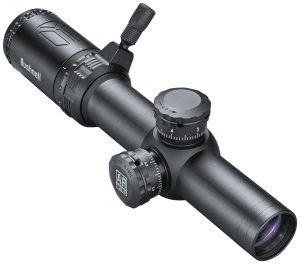 Puškohled Bushnell, AR Optics, 1-4x24mm, osvětlený záměrný kříž .223/5,56 BDC, černý