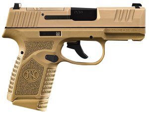 pistole sam. FN America, Model: REFLEX MRD, Ráže: 9mm Luger, hl.: 3,3" (84mm), FDE