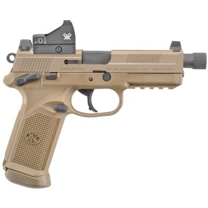 Pistole sam. FN America, Model: FNX-45, Ráže: .45 ACP, hl.: 5,3" (135mm), VORTEX, FDE