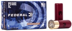 Náboj brokový Federal, Power-Shok Buckshot, 12x70mm, brok 9,14mm