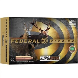 Náboj kulový Federal, Premium Euro Copper, 6,5 Creedmoor, 120GR (7,8g), Copper