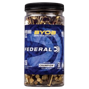 Náboj kulový Federal, Champion BYOB, .22 WMR, 50GR (3,24g), JHP