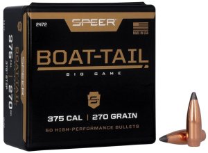 Střela Speer, Boat-Tail, .375/ .375", 270GR (17,5g), JSP BT