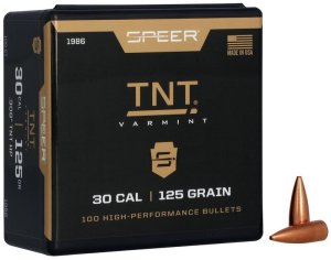 Střela Speer, TNT-Varmint, .30/ .308", 125GR (8,1g), JHP TNT