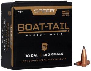 Střela Speer, Boat-Tail, .30/ .308"", 150GR (9,7g), JSP BT