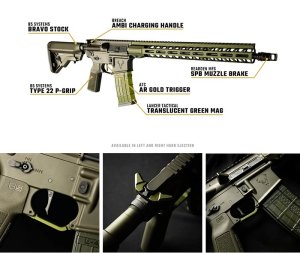 Puška sam. Stag Arms, Mod: STAG 15 Project SPCTRM, Ráže: .223 Rem/5,56mm, hl: 16", ODG