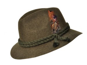Myslivecký klobouk Werra, Arthur, vel.: 58, 100% vlněná plsť