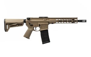 Puška sam. Stag Arms, Mod.: STAG 15 Enhanced Duty SBR LH, Ráže: .223 Rem, hl.: 10,5", FDE