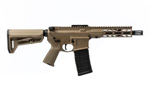 Puška sam. Stag Arms, Mod.: STAG 15 Enhanced Duty SBR LH, Ráže: .223 Rem, hl.: 7,5", FDE