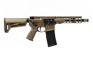 Puška sam. Stag Arms, Mod.: STAG 15 Enhanced Duty SBR, Ráže: .223 Rem, hl.: 7,5", FDE