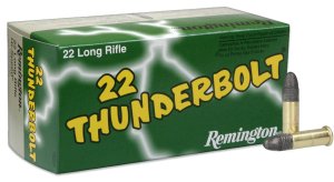 Náboj kulový Remington, Thunderbolt, .22LR, 40GR (2,6g), RN