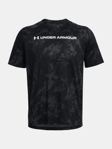 Tričko Under Armour UA TECH ABC CAMO SS, barva: černá, velikost: XXL