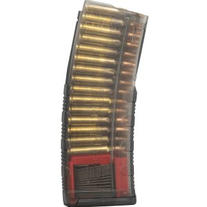 Zásobník Amend2, MOD-C, pro platformy AR15, .223 Rem/5,56mm, 30ran, transparentní, kouřový