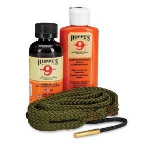 Čistící sada Hoppe's, 1-2-3 Done!, BoreSnake s přípravky pro čistění ráže 9mm, .357", .38"