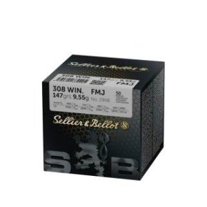 Náboj kulový Sellier&Bellot, Tactical, .300AAC Blackout, 147GR(9,55g), FMJ