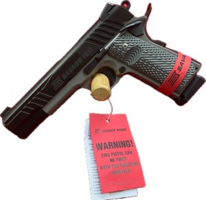 Pistole sam. Savage Arms, Model: 1911 Rail, Ráže: 9mm Luger, hl.: 5", 2-Tone nerez/černá