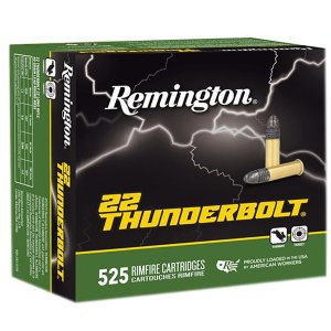 Náboj kulový Remington, Thunderbolt, .22 LR, 40GR (2,60g), baleno po 525ks