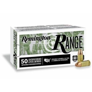 Náboj kulový Remington, Range Handgun, 9mm Luger, 115GR (7,50g), FMJ