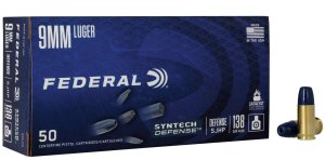 Náboj kulový Federal, Syntech Defense, 9mm Luger, 138GR (8,95g) SHP Segmented Hollow Point