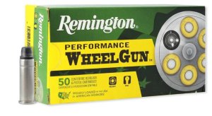 Náboj kulový Remington, WheelGun, .38 Spec., 158GR (9,7g), LSW Semi Wadcutter