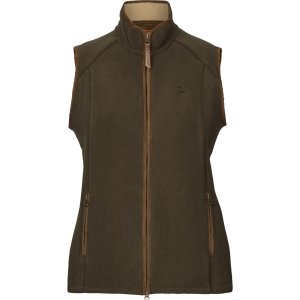 Vesta dámská Härkila Sandhem Sherpa Fleece, barva: zelená, velikost: M