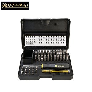 Puškařská sada Wheeler, Screwdriver, set bitů SAE/ metrické, hex a torx, 55ks