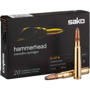 Náboj kulový Sako, Hammerhead, 6,5x55 SE, 156GR (10,1g), Bonded SP